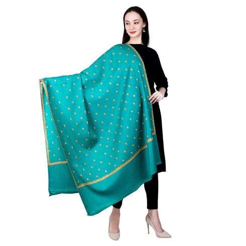 Women's Hand Embroidered Wool Shawl